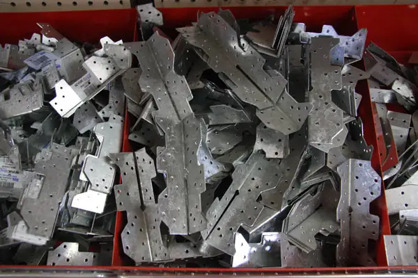 Galvanised framing brackets